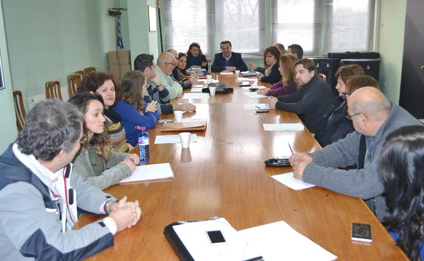 Συνάντηση εργασίας στο διοικητήριο για το πρόγραμμα επισιτιστικής βοήθειας του ΤΕΒΑ